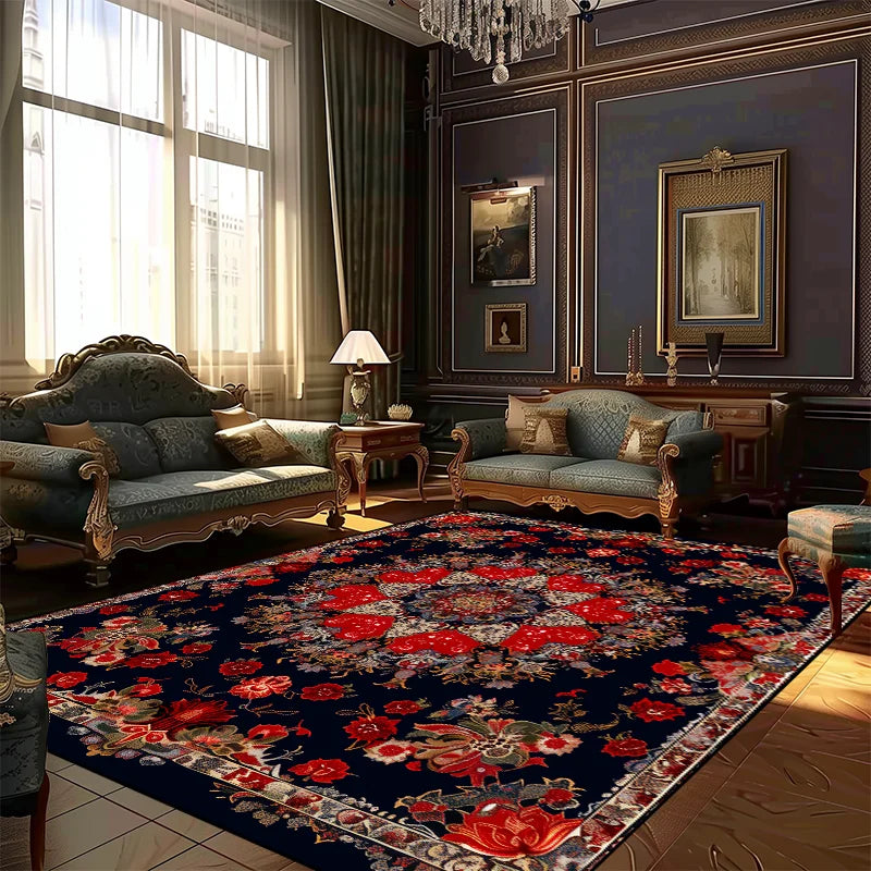Persian-Style Washable Area Rug