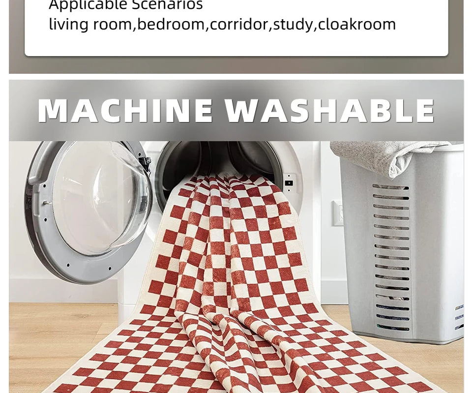 Modern Washable Area Rug