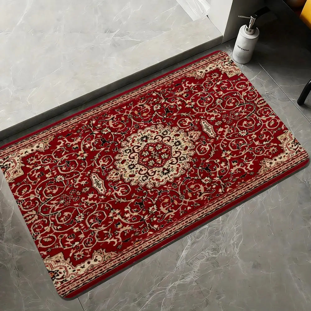 Red Persian-Style Rug