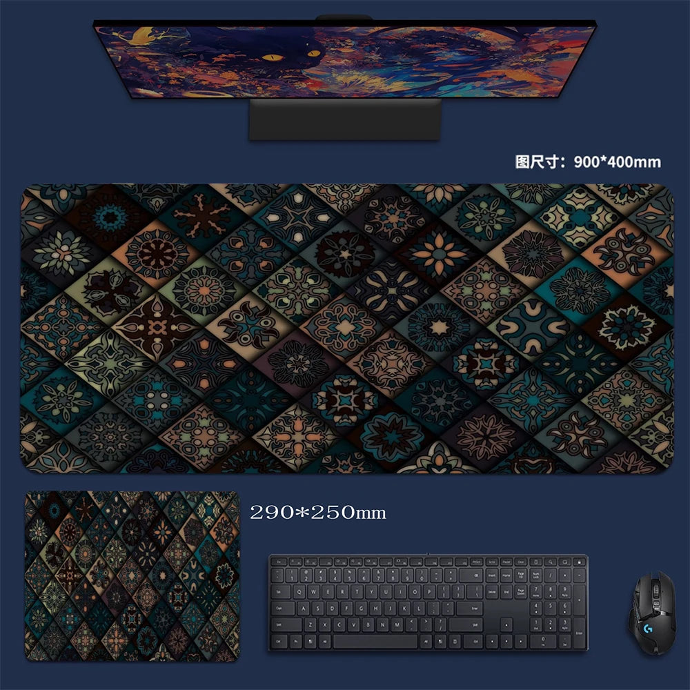 Persian Pattern Gaming Mouse Pad