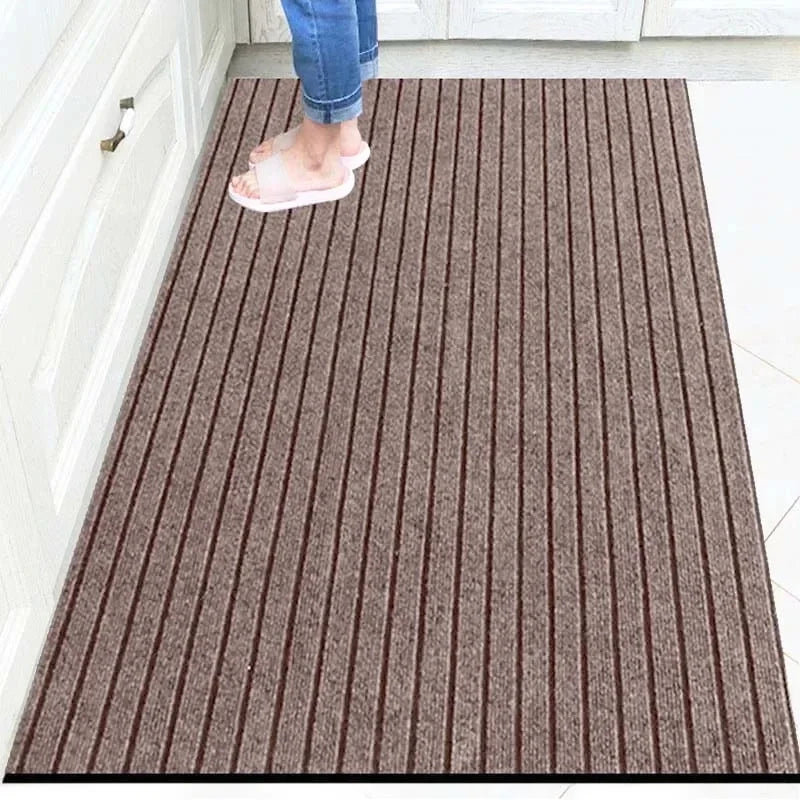 Striped Absorbent Kitchen & Entryway Mat