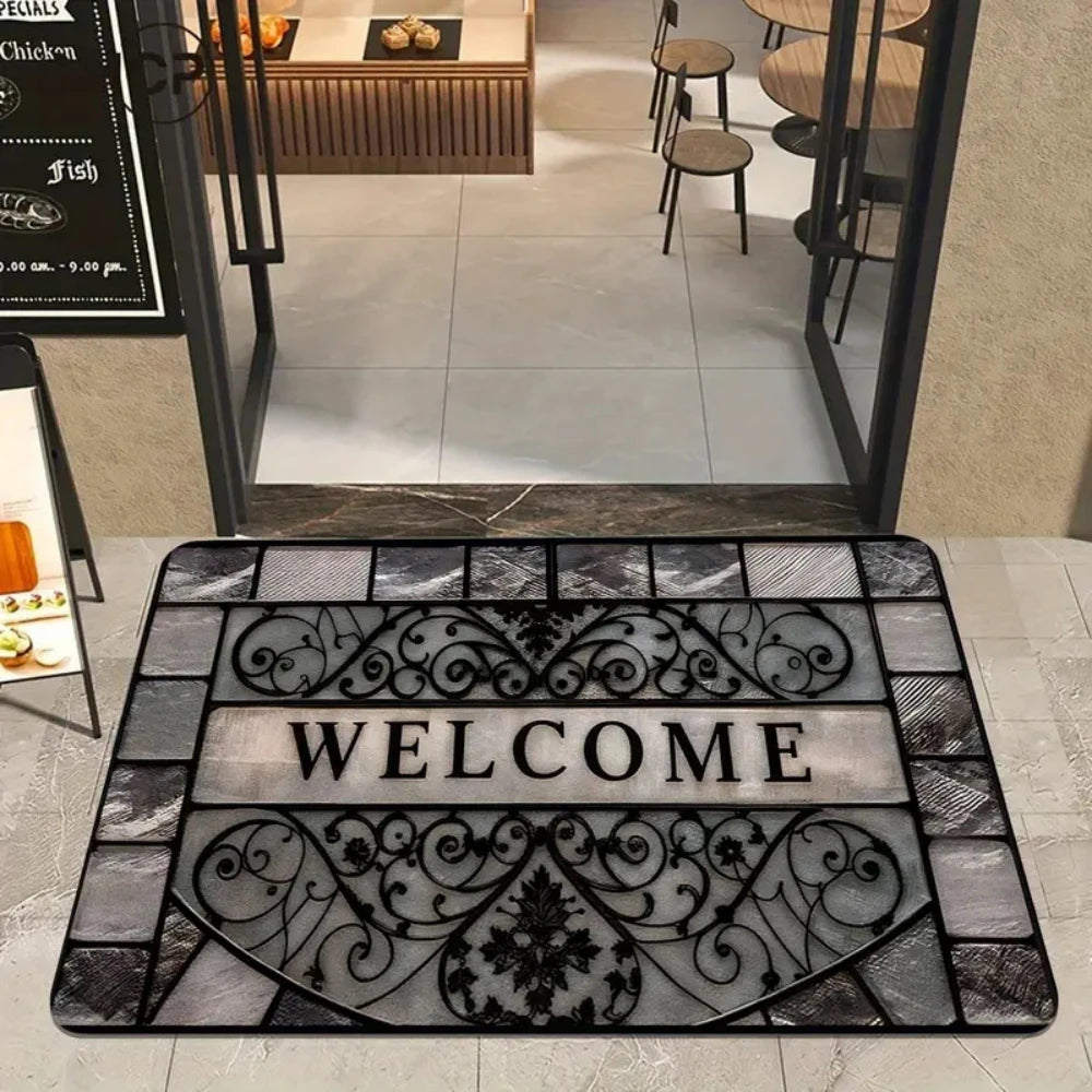 Modern Slate Welcome Doormat